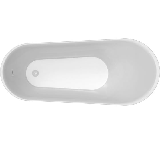Ванна акриловая отдельно стоящая Teymi Iva 162x69x76 см, серая матовая T130122 ЦБ-00268807