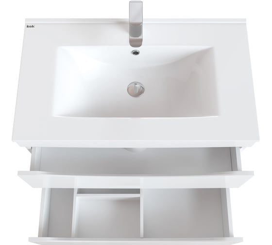Тумба с умывальником IDDIS Cloud подвесная, 80 см, белая CLO80W0i95K