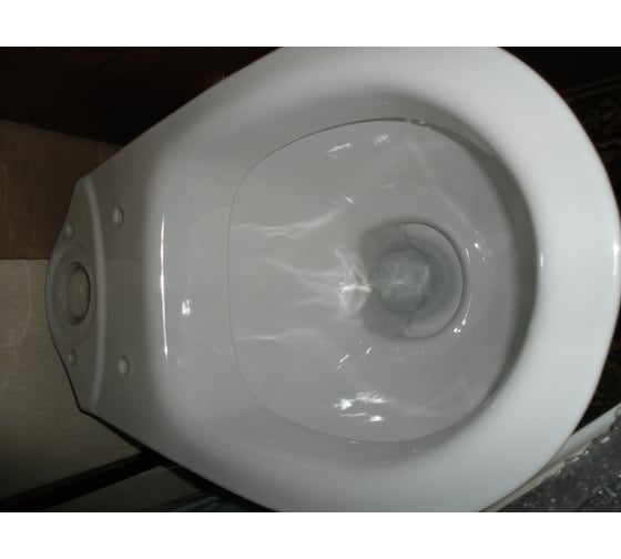 Унитаз-компакт Rosa Соло, горизонтальный выпуск, 2-режима, сиденье ...