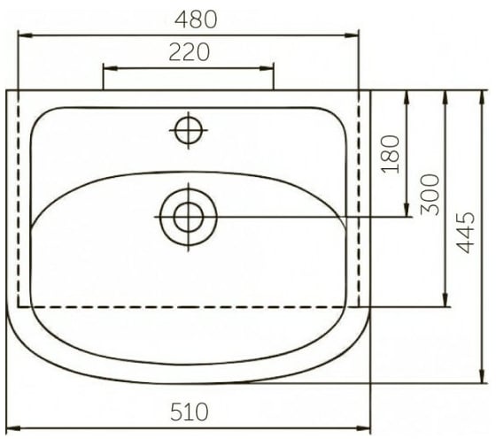 Мебельный умывальник Rosa УЮТ 50, Киров 414436 4620008192758