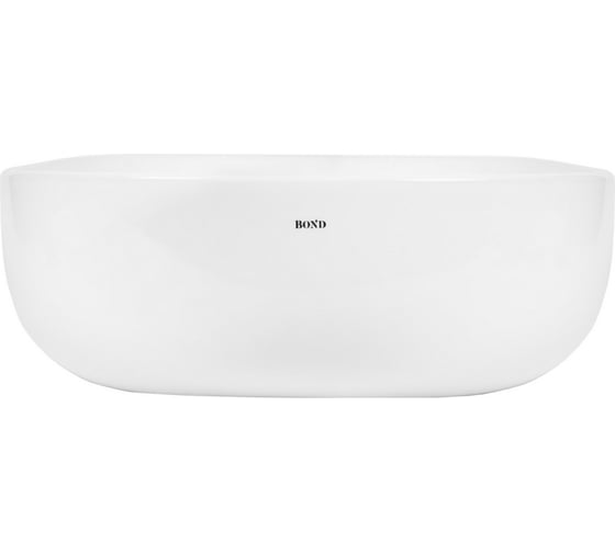 Раковина накладная овальная BOND 60*40*15см белая S59-600