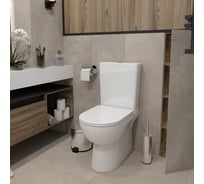 Унитаз напольный Teymi Aina безободковый, сиденье микролифт T40205 ЦБ-00269470