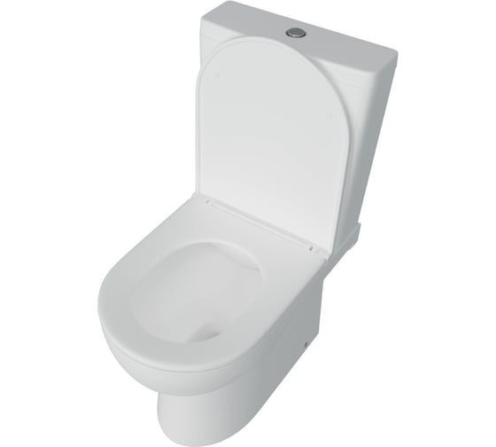 Унитаз напольный Teymi Aina безободковый, сиденье микролифт T40205 ЦБ-00269470