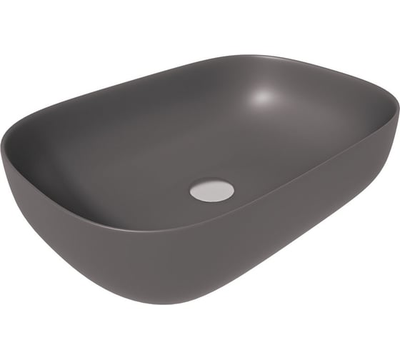 Раковина Teymi Solli 60 artceramic, накладная, Графит Матовая T50396 ЦБ-00269467
