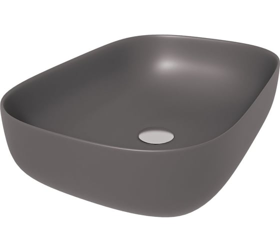 Раковина Teymi Solli 60 artceramic, накладная, Графит Матовая T50396 ЦБ-00269467