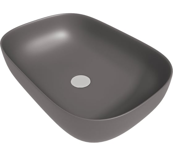 Раковина Teymi Solli 60 artceramic, накладная, Графит Матовая T50396 ЦБ-00269467