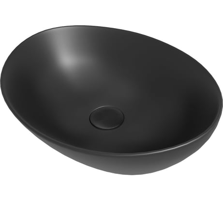 Раковина Teymi Lori 40 накладная, Черная Матовая T50494 ЦБ-00269459