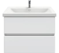 Тумба подвесная Sanstar Велья 80 с раковиной Como 80 (комплект) для ванной комнаты, белая 62.2-1.4.1.ККОМ 32260116