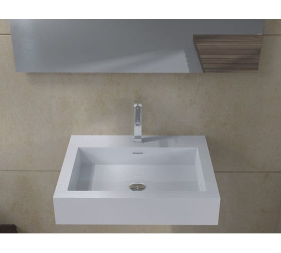 Раковина из искусственного камня NS Bath NSS-6048G глянцевая 1247