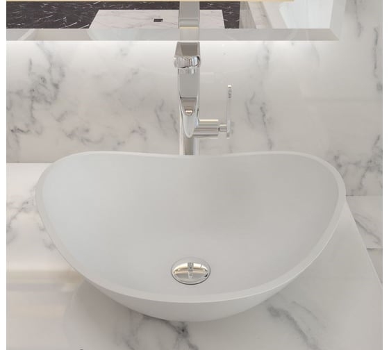 Раковина из искусственного камня NS Bath NST-5241M матовая 1211