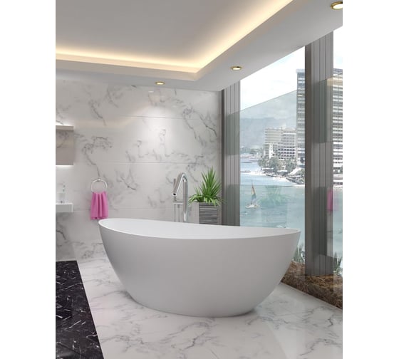 Ванна из искусственного камня NS Bath NSB-18901G глянцевая 12122