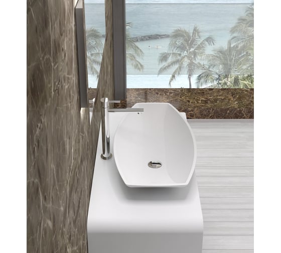 Раковина из искусственного камня NS Bath NST-80401M матовая 1286