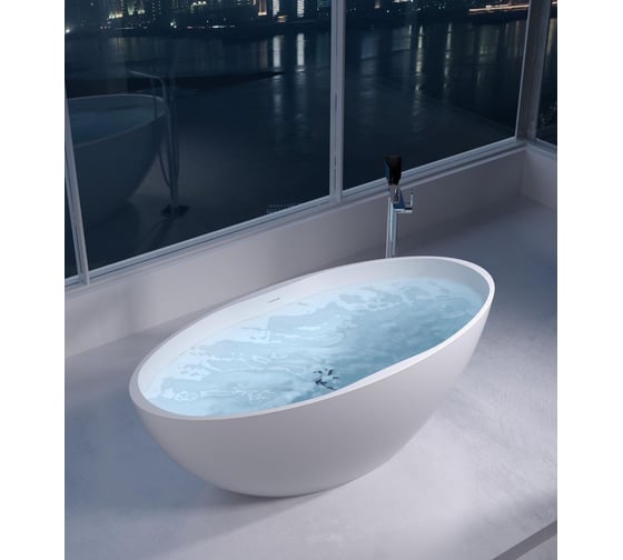 Ванна из искусственного камня NS Bath NSB-16804G глянцевая 1290