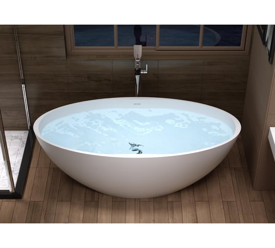 Ванна из искусственного камня NS Bath NSB-16804G глянцевая 1290