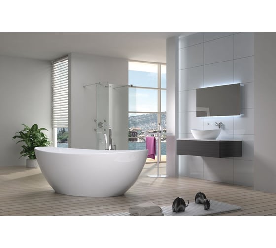 Ванна из искусственного камня NS Bath NSB-18901M матовая 12123