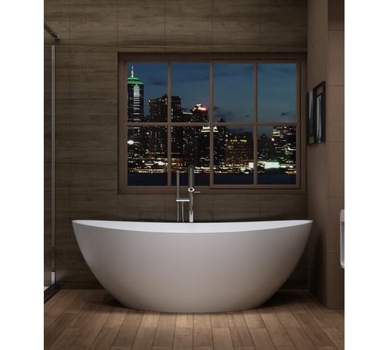 Ванна из искусственного камня NS Bath NSB-18901M матовая 12123