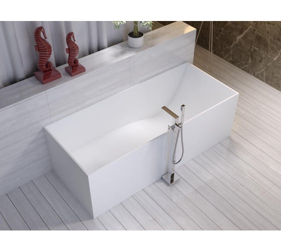 Ванна из искусственного камня NS Bath NSB-15670G глянцевая 1275