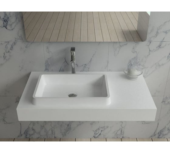 Раковина из искусственного камня NS Bath NSS-9050M матовая 1240