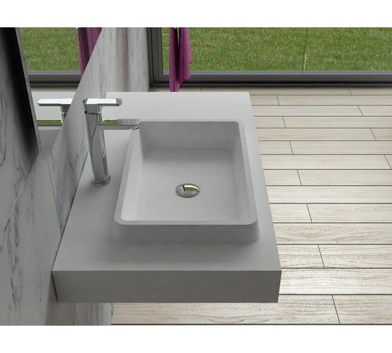 Раковина из искусственного камня NS Bath NSS-9050M матовая 1240