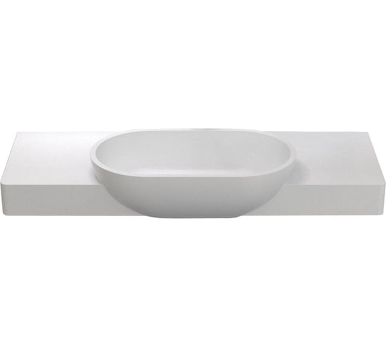 Раковина из искусственного камня NS Bath NSS-1043G глянцевая 1257 1