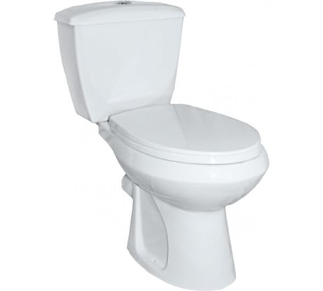 Унитаз-компакт Оскольская керамика Элисса Standart боковая подводка, косой выпуск, 1 режим, сиденье ПП ОК 424794