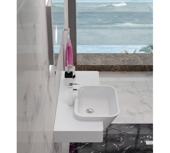 Раковина из искусственного камня NS Bath NSS-9045G глянцевая 1259