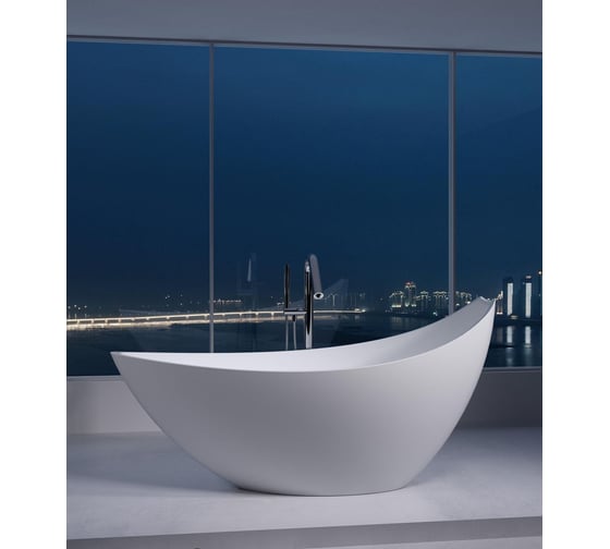 Ванна из искусственного камня NS Bath NSB-17801M матовая 1280