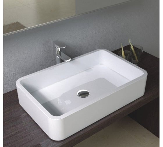 Раковина из искусственного камня NS Bath NST-5032G глянцевая 1218