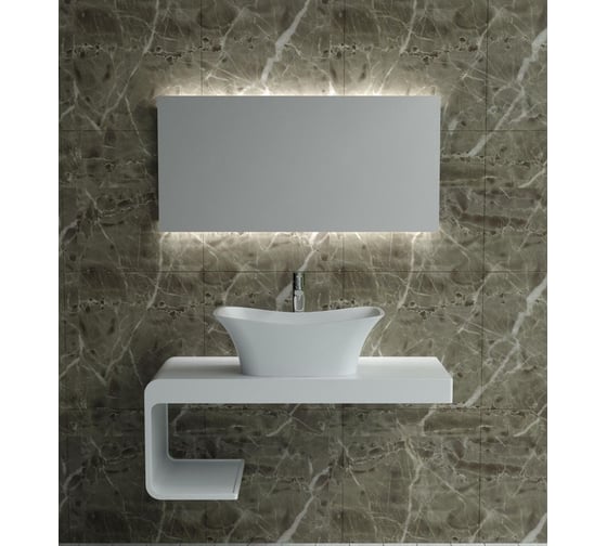 Раковина из искусственного камня NS Bath NST-5836G глянцевая 1208