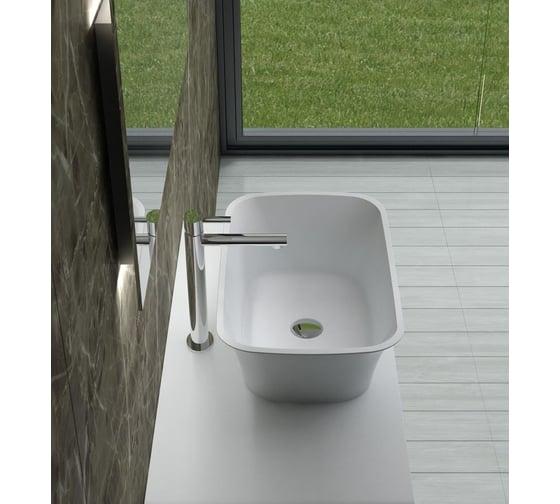 Раковина из искусственного камня NS Bath NST-5836G глянцевая 1208