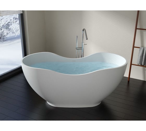 Ванна из искусственного камня NS Bath NSB-16679G глянцевая 1281