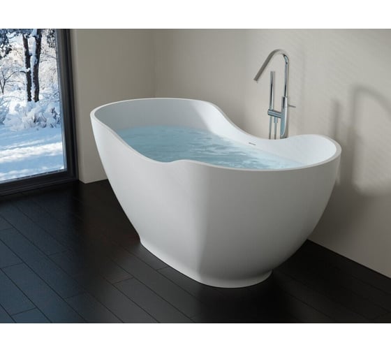 Ванна из искусственного камня NS Bath NSB-16679G глянцевая 1281