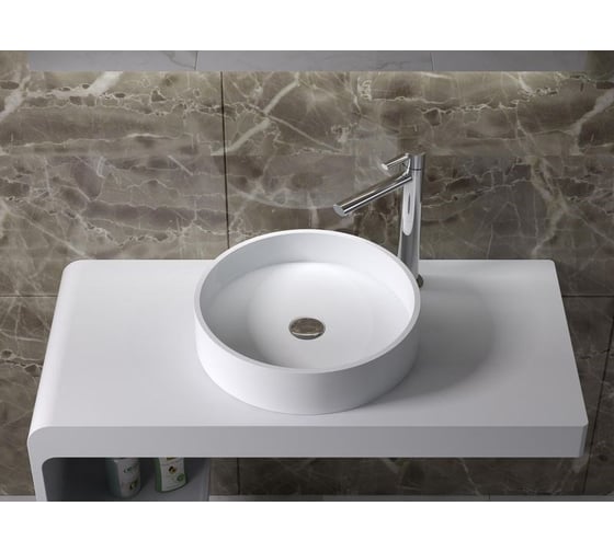 Раковина из искусственного камня NS Bath NST-4200G глянцевая 1216