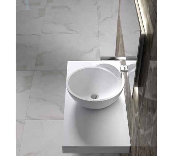 Раковина из искусственного камня NS Bath NST-5045G глянцевая 1210