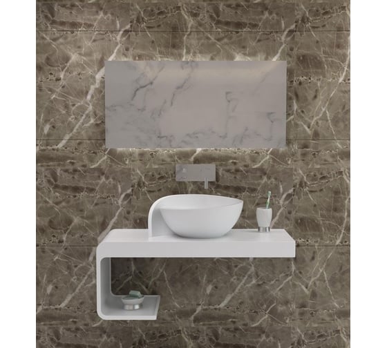 Раковина из искусственного камня NS Bath NST-5045G глянцевая 1210
