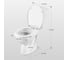 Унитаз-компакт Santeri PRO, г/в, 1-реж, сид. ППВОРОТЫНСК 450922 023-3063 1P2155S0000BF 2