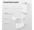 Унитаз-компакт Santeri PRO, г/в, 1-реж, сид. ППВОРОТЫНСК 450922 023-3063 1P2155S0000BF 8