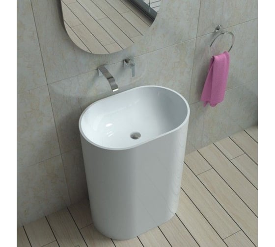 Раковина из искусственного камня NS Bath NSF-6040G глянцевая 1234