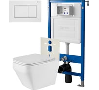 Система инсталляции для подвесного унитаза Point Элемент с клавишей PN48226W