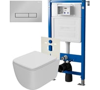 Система инсталляции для подвесного унитаза Point Элемент с клавишей PN48236C