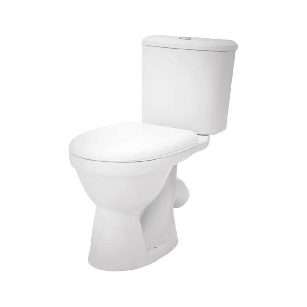 Унитаз-компакт Santek Бореаль тарельчатый, косой выпуск, 2 режима ...