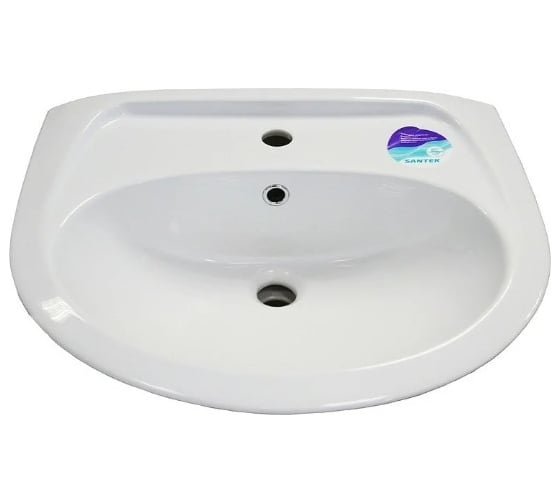 Умывальник Santek Бриз-50 с 1 отверстием 1WH110451 412609