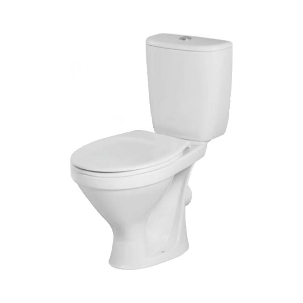 Унитаз-компакт Cersanit Trento горизонтальный выпуск, 2 режима, сиденье ...