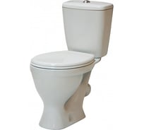 Унитаз-компакт Sanita Эталон Люкс косой выпуск, 1 режим, сиденье DP 453299