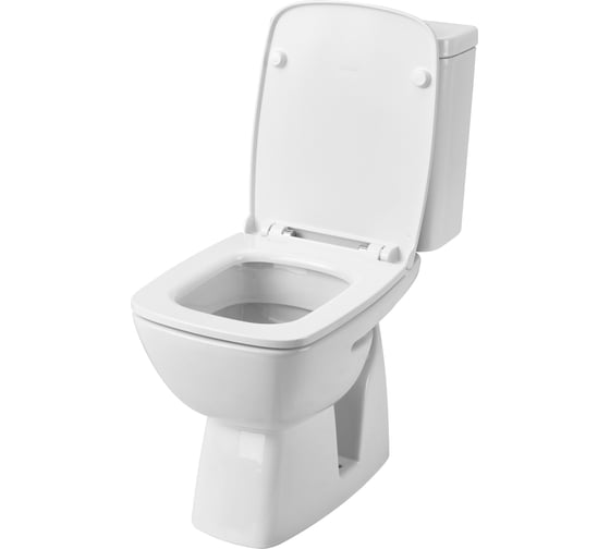 Унитаз-компакт Santek Нео Лайт косой выпуск, 2 режима, сиденье DP Slim, Soft Close, Clip up 1WH302471 456862