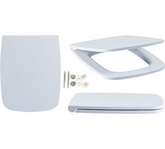 Унитаз-компакт Santek Нео Лайт косой выпуск, 2 режима, сиденье DP Slim, Soft Close, Clip up 1WH302471 456862
