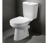 Унитаз-компакт Santek Анимо косой выпуск, 1 режим, сиденье ПП 1WH110032 446375