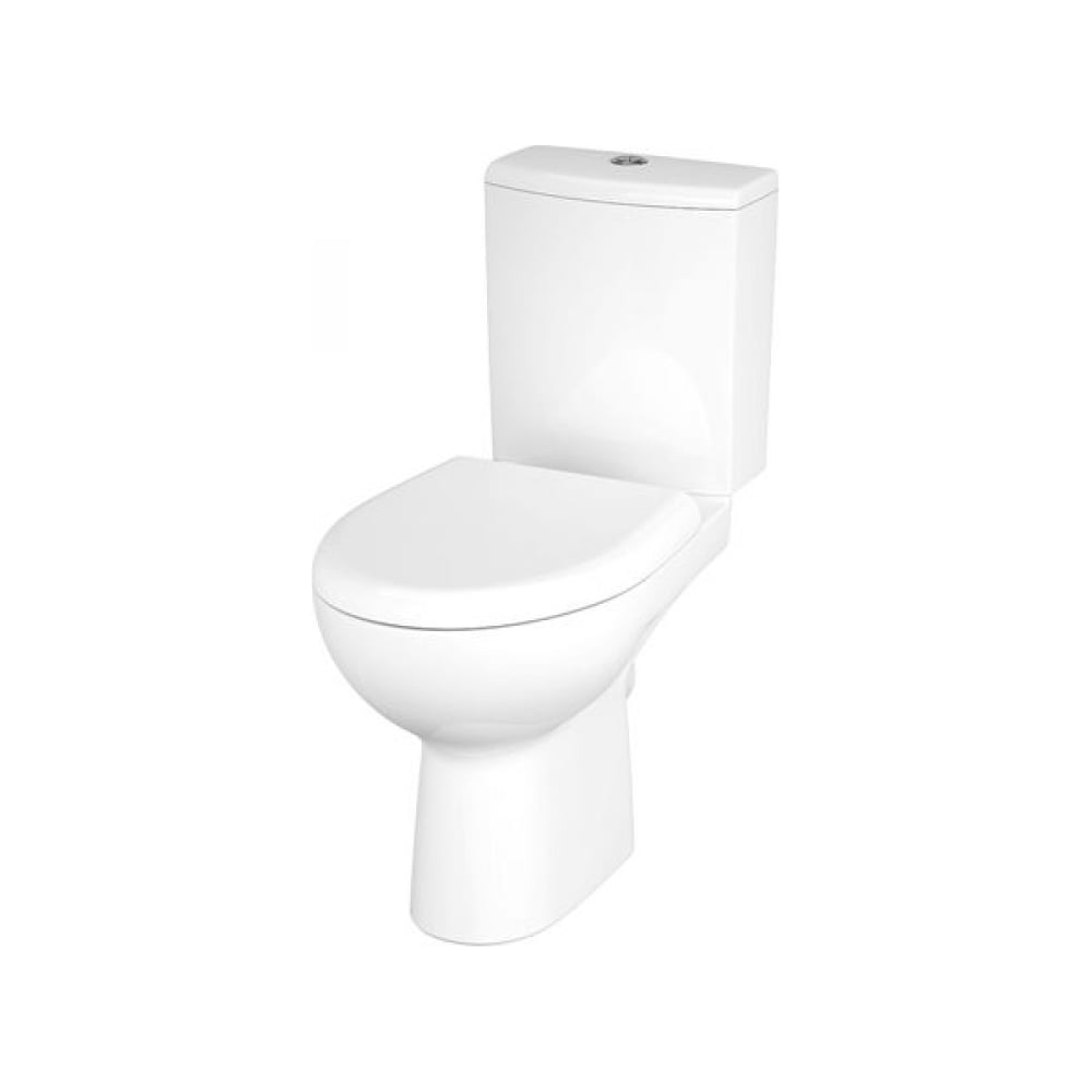 Унитаз-компакт Cersanit Nature безободковый, горизонтальный выпуск, 2 ...