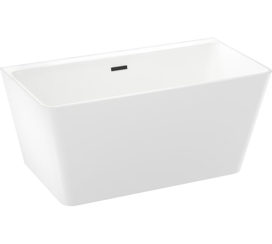 Отдельностоящая акриловая ванна  Wellsee Graceful Pro 140x74 см  в наборе 4 в 1 230901003