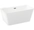 Отдельностоящая акриловая ванна  Wellsee Graceful Pro 140x74 см  в наборе 4 в 1 230901003 2